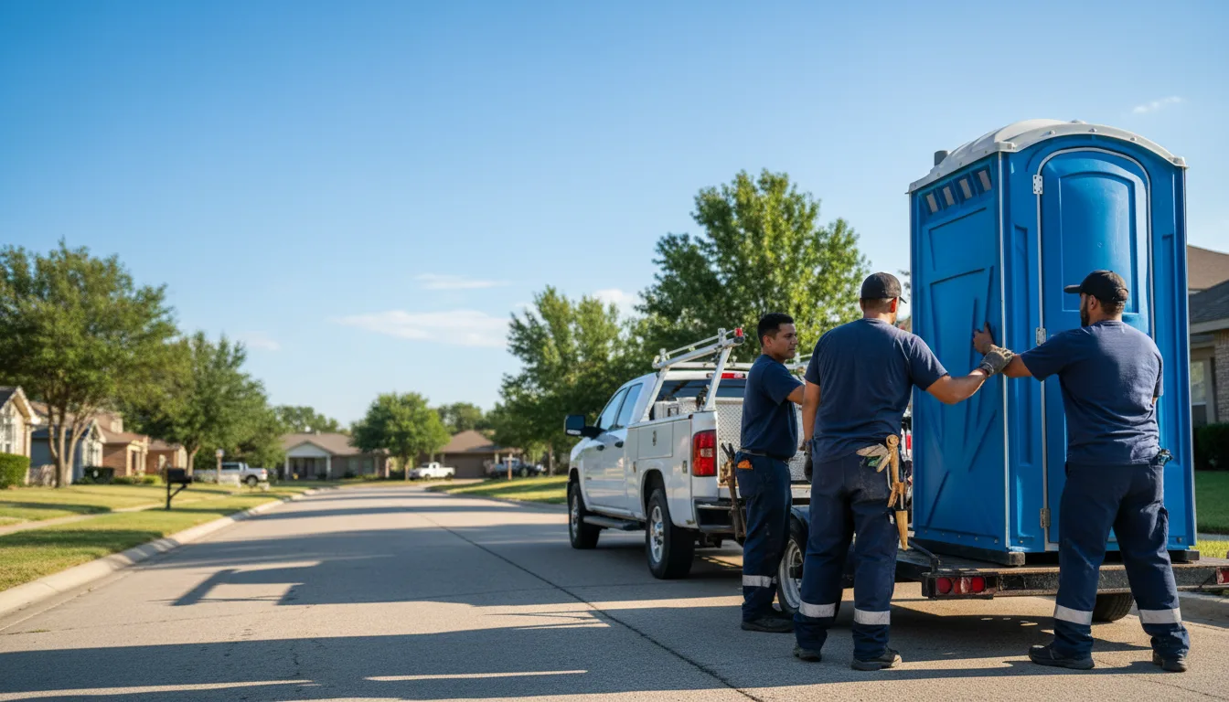Portable Toilet Rental in Gustine, TX near me